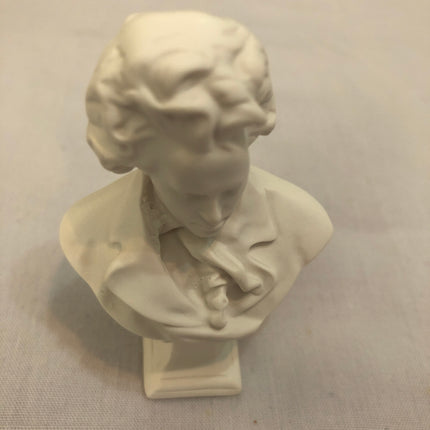 Lovely Carved Bust Of Ludwig Van Beethoven.
