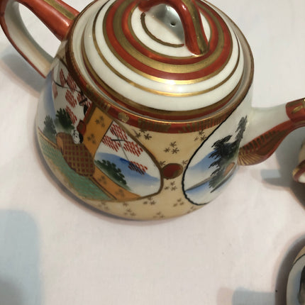 Soho China Hand Painted Japanese Tea Service