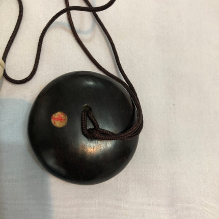 Japanese Carved Inro Complete With A Dragon Netsuke.