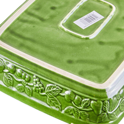 Anaya Oven To Tableware Large Rectangular Roasting Dish Chateaux Green