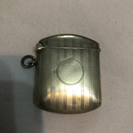 Antique Silver Vesta Case.