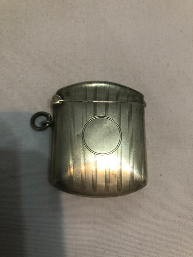 Antique Silver Vesta Case.