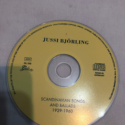 Gala Label. Jussi Bjorling Scandinavian Songs & Ballads.