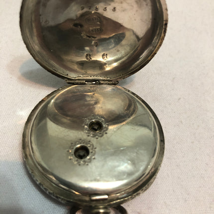 Antique Silver Ladies Pocket Watch.