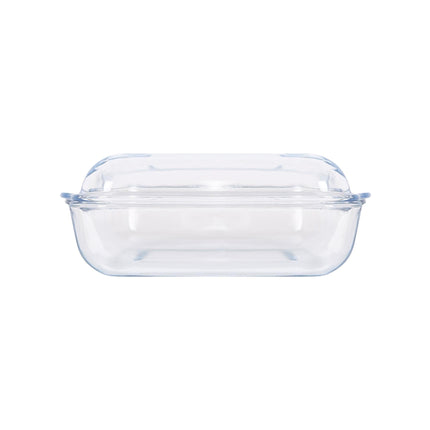 Square Glass Oven Dish with Lid - 24cm x 21cm
