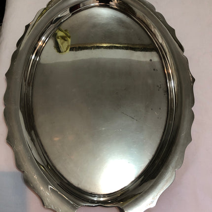 Very Large & Heavy Vintage Silver Plated Tray.
