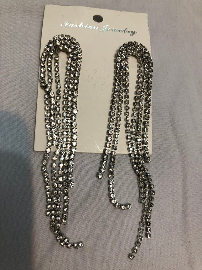 Ladies Modern Sparkly Earrings.