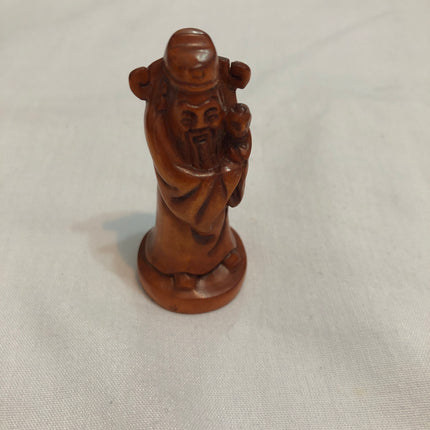 Vintage Carved Japanese Boxwood Netsuke.