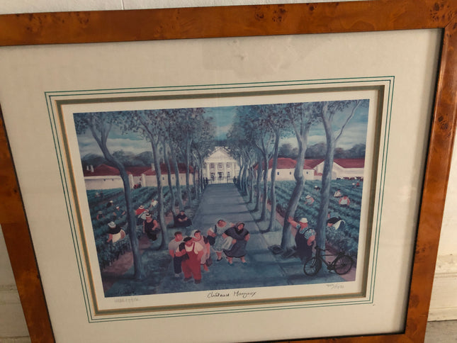 Limited Edition Margaret Loxton Print (Chateau Margaux)
