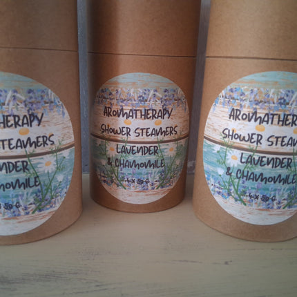 4 x pack aromatherapy Shower Steamers Lavender & Chamomile