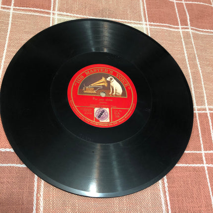 Enrico Caruso - For You Alone 78rpm Gramophone Record.