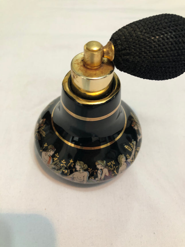 Vintage Oriental Erotic Decorated Scent Bottle.