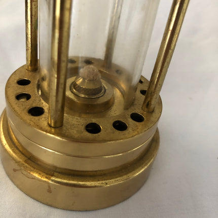 Brass & Copper Miners Lamp.