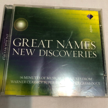 Great Names - New Discoveries CD