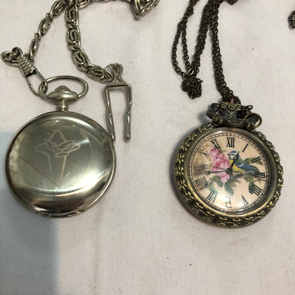 Collection of Eight Modern Ladies & Gents  Pocket Watches In Working Order