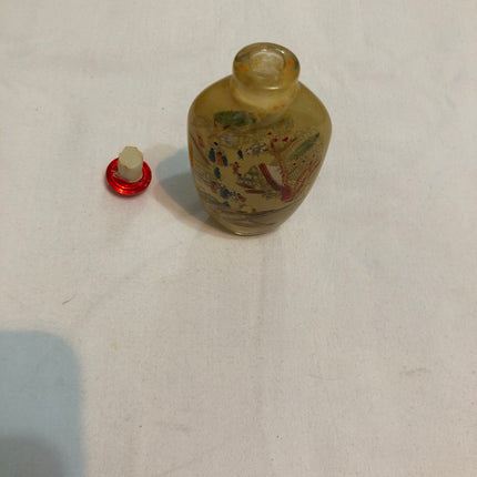 Inside Painted Oriental Snuff/Scent Bottle.