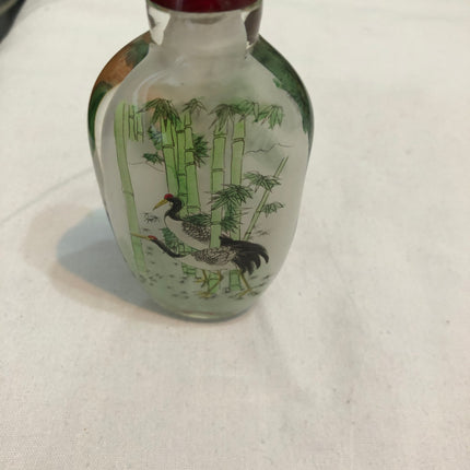 Inside Painted Oriental Snuff/Scent Bottle.