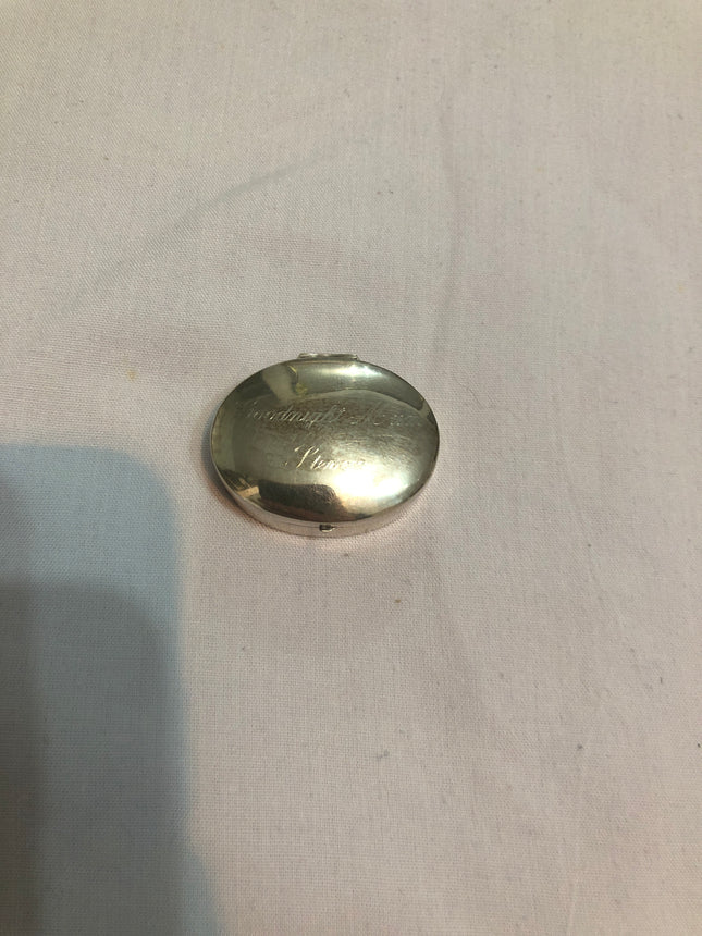 Silver Hallmarked Pill Box