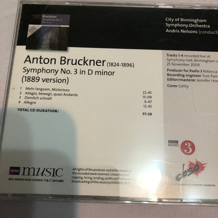 Bruckner Symphony No 3 1889 Version.