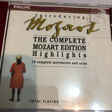 The Complete Mozart Edition Highlights CD.