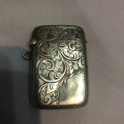 Antique Silver Vesta Case.