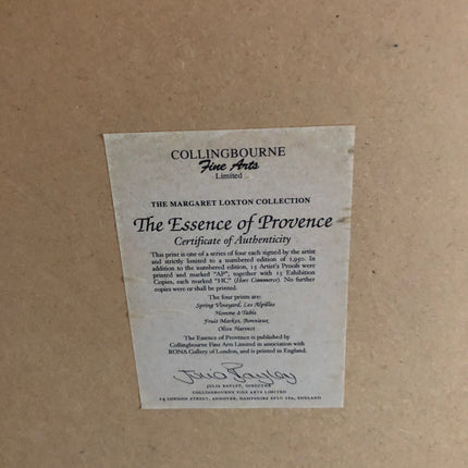 Limited Edition Margaret Loxton Print (Spring Vineyard, Les Alpilles)