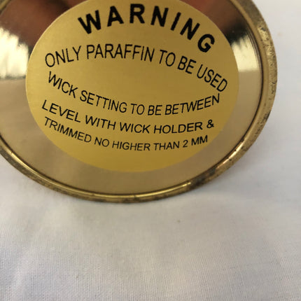 Brass & Copper Miners Lamp.