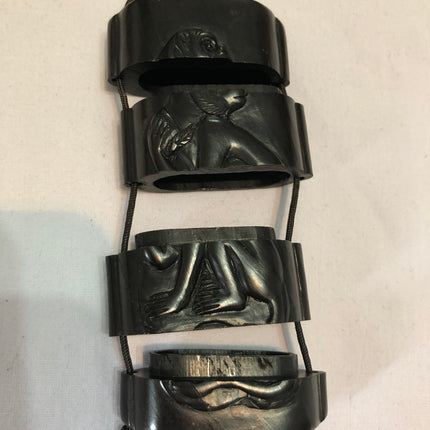 Vintage Japanese Inro With Netsuke.