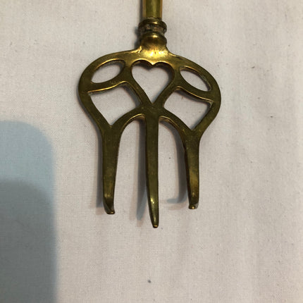 Brass Toasting Fork.