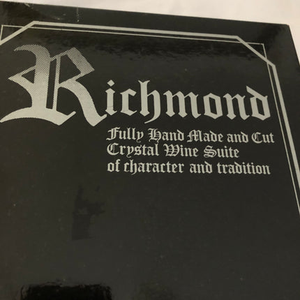 Richmond Hand Made & Cut Crystal Wine Suite.