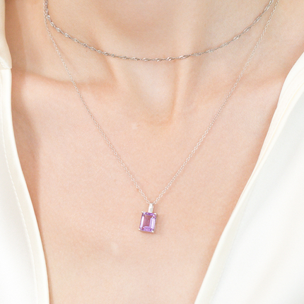 Twisted Chain Necklace in Sterling Silver
