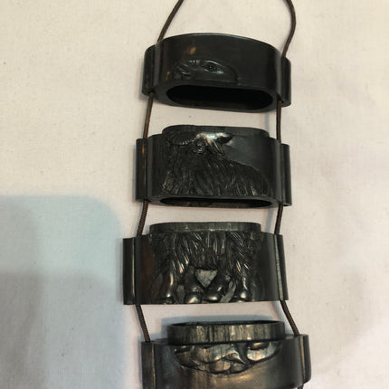 Vintage Japanese Inro With Netsuke.