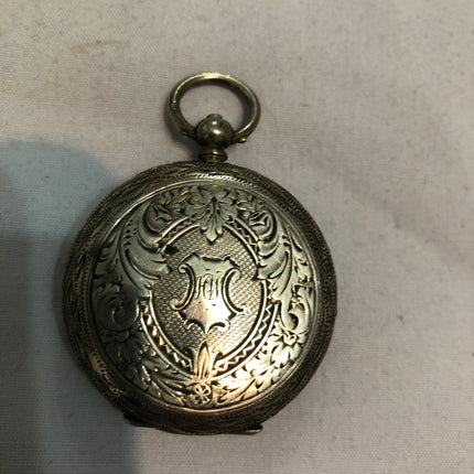 Antique Silver Pocket Watch.
