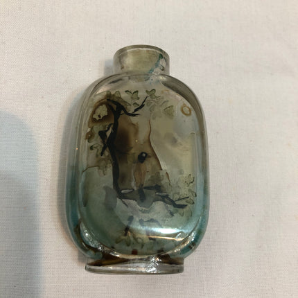 Inside Painted Oriental Snuff/Scent Bottle.