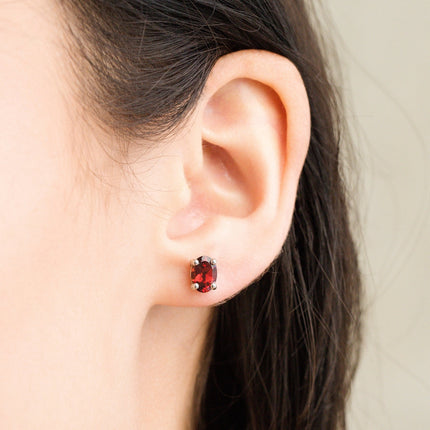 Mini Set 2 - Garnet Jewellery Set in Sterling Silver