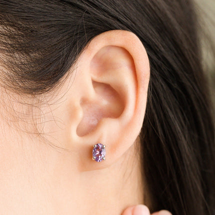 Complete Set - Amethyst Jewellery Set in Sterling Silver