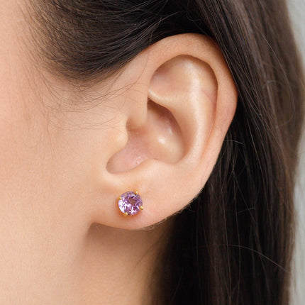 Lavender Amethyst Everyday Jewellery Gift Set in 18k Gold Vermeil