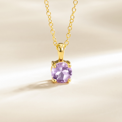 Lavender Amethyst Everyday Jewellery Gift Set in 18k Gold Vermeil