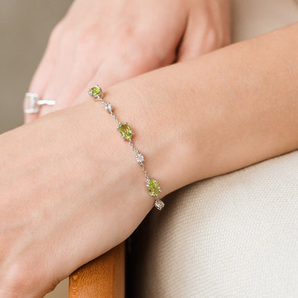 Mini Set 2 - Peridot Jewellery Set in Sterling Silver