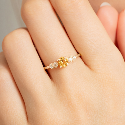 Citrine Everyday Jewellery Gift Set in Sterling Silver