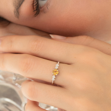 Citrine Everyday Jewellery Gift Set in Sterling Silver