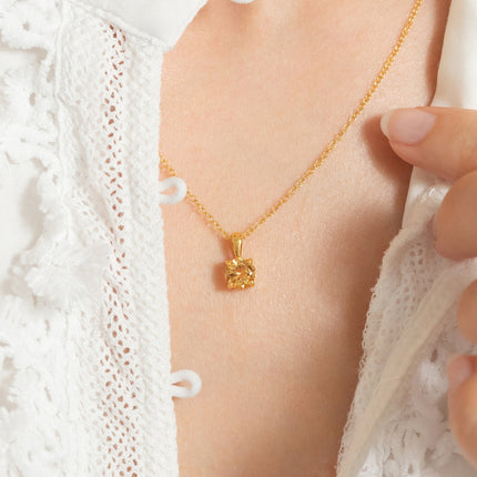 Citrine Everyday Jewellery Gift Set in 18k Gold Vermeil