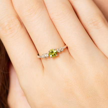 Peridot Everyday Jewellery Gift Set in Sterling Silver