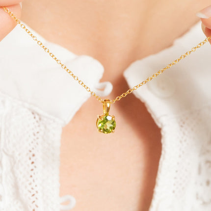 Peridot Everyday Jewellery Gift Set in 18k Gold Vermeil