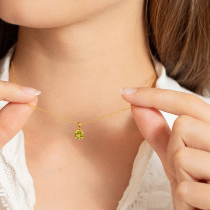 Peridot Everyday Jewellery Gift Set in 18k Gold Vermeil