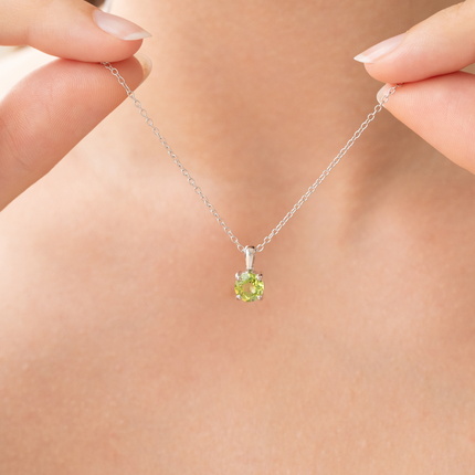 Peridot Everyday Jewellery Gift Set in Sterling Silver