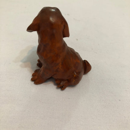 Carved Boxwood Netsuke (Signed).