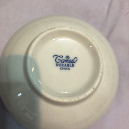 Set Of Chinese Rice Dishes & Spoons.