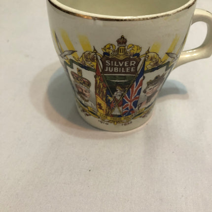 King George V & Queen Mary Silver Jubilee Commemorative Cup.