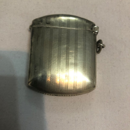 Antique Silver Vesta Case.